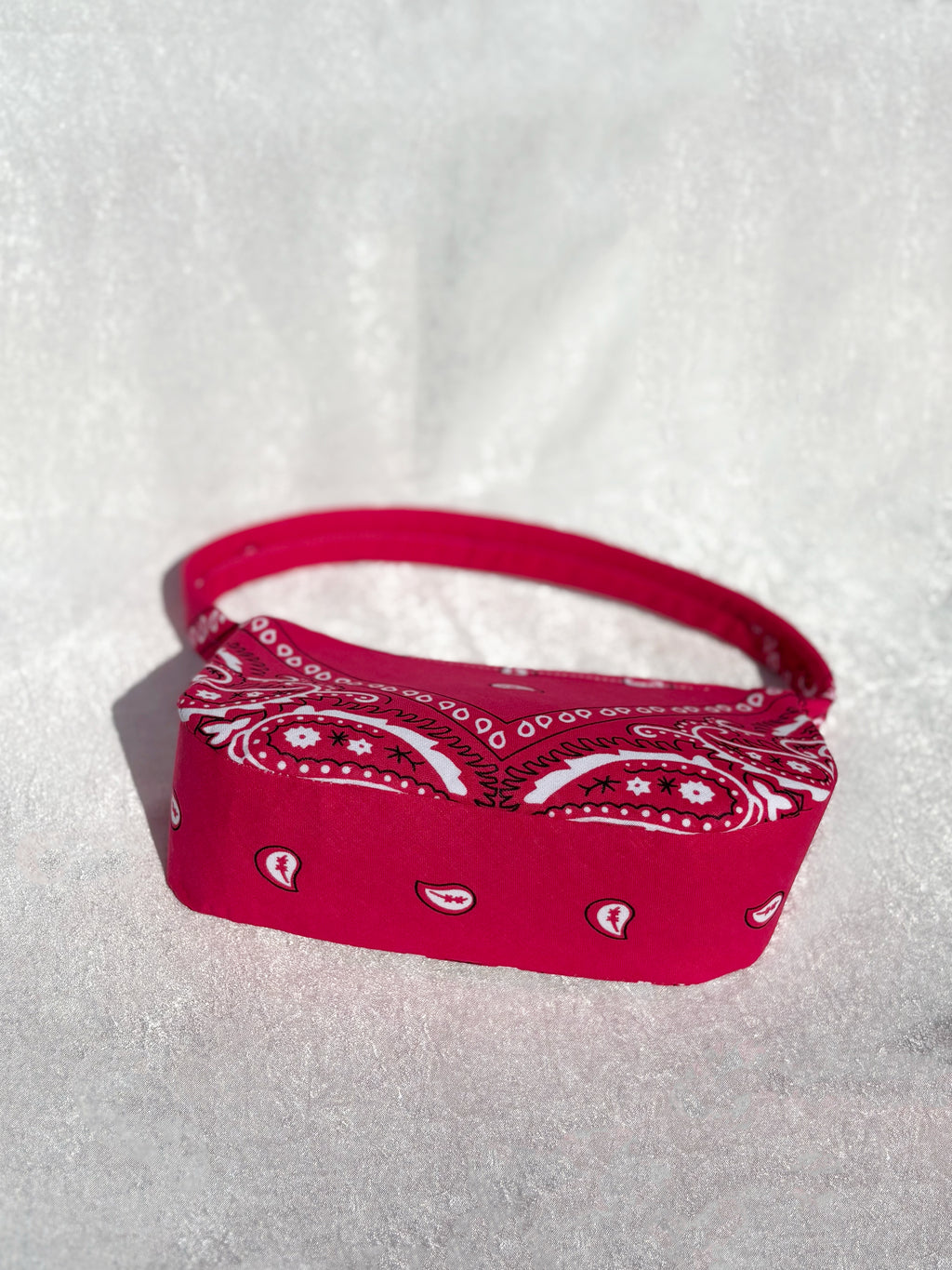 Baby Baguette Bag: Pink Bandana