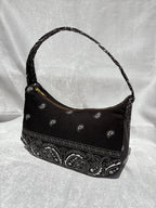 Shoulder Bag: Black Bandana
