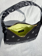 Shoulder Bag: Black Bandana