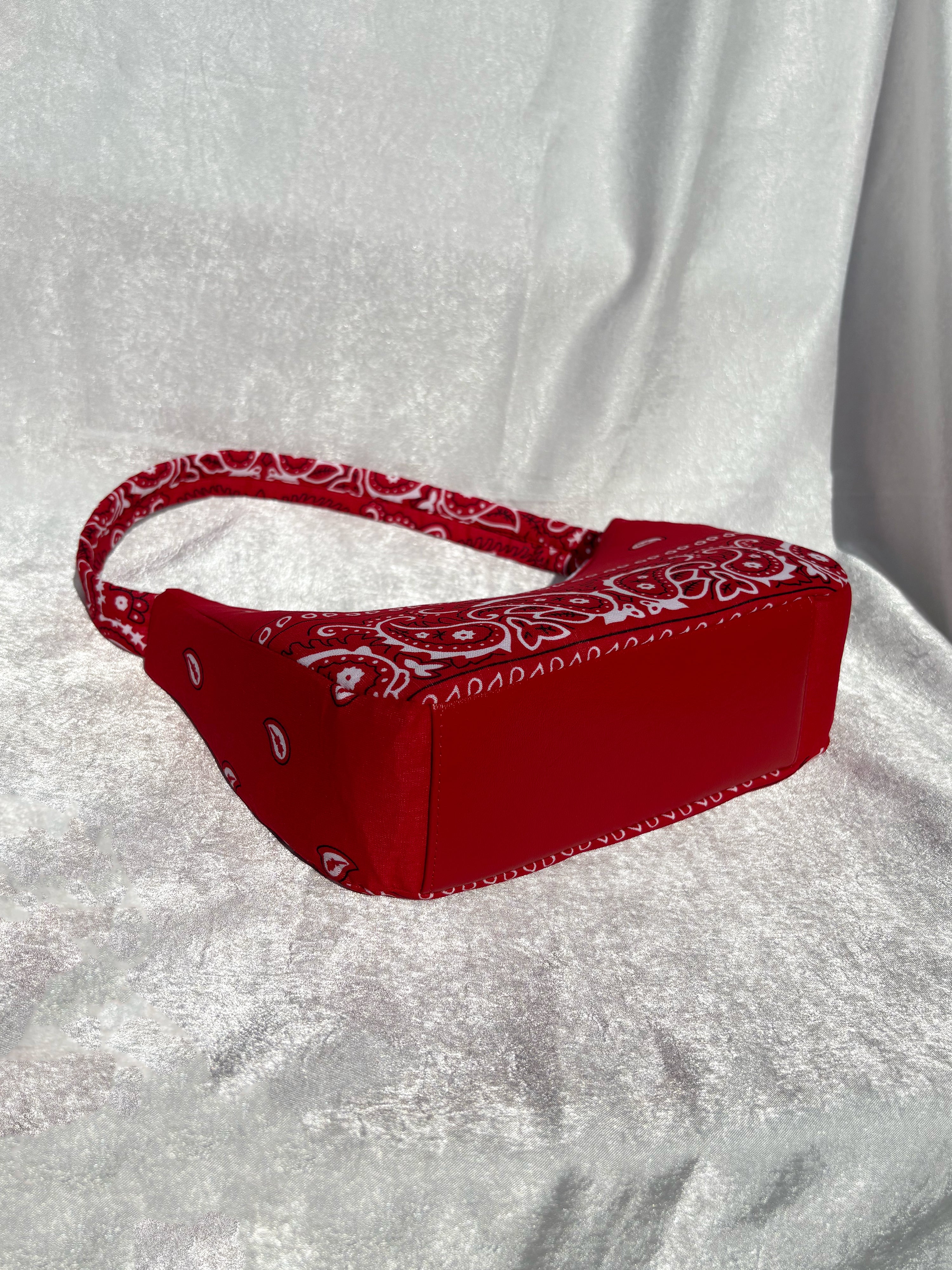 Shoulder Bag: Red Bandana