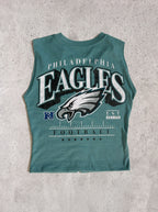Eagles Lace-Up Tank Top | Teal (Size S)