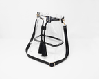 black clear stadium purse handbag bucket bag for gameday beis