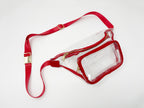 red clear belt bag fanny pack béis sport sling stadium approved gameday bag